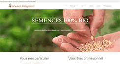 Desktop Screenshot of graines-biologiques.com