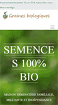 Mobile Screenshot of graines-biologiques.com